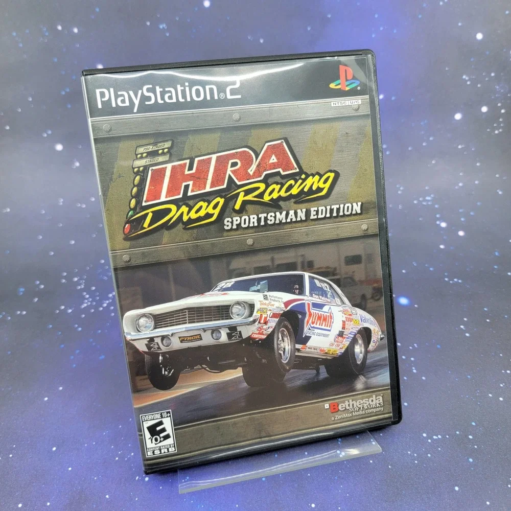 IHRA Drag Racing Sportsman Edition Sony PlayStation 2 PS2 Bethesda CIB Complete
